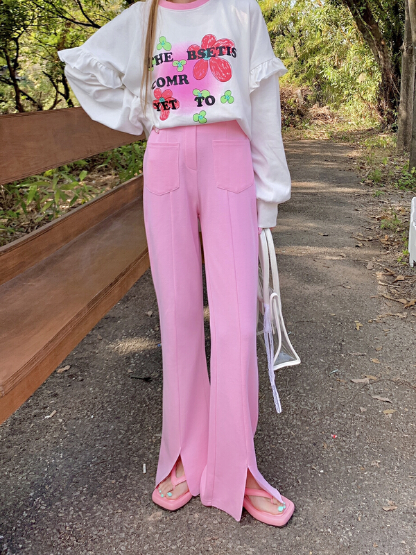 goods in stock! New in early summer! [love] Korean simple casual pants 873# WTT