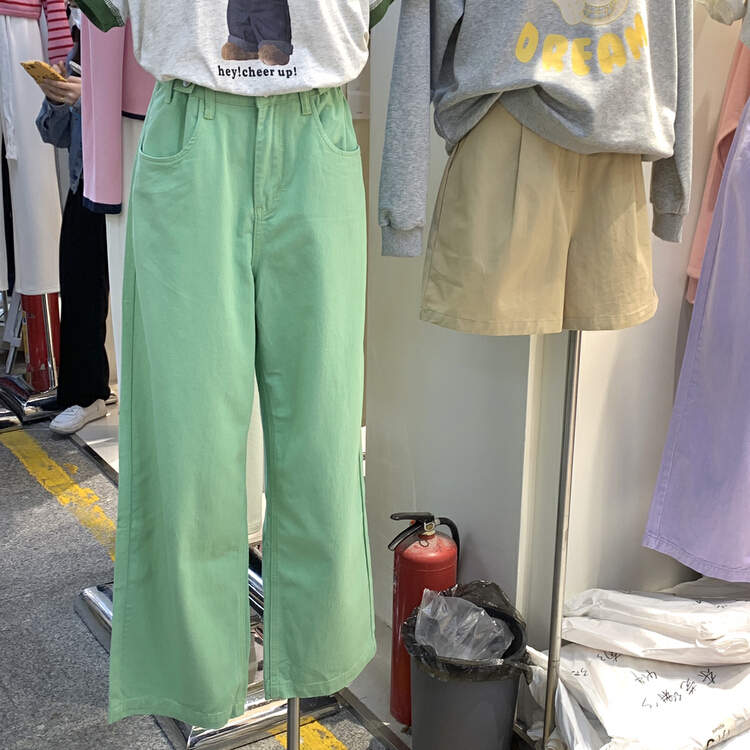 goods in stock! New year in early spring! [Simida / doroe] Korean super loose ins design jeans 10023# zxl