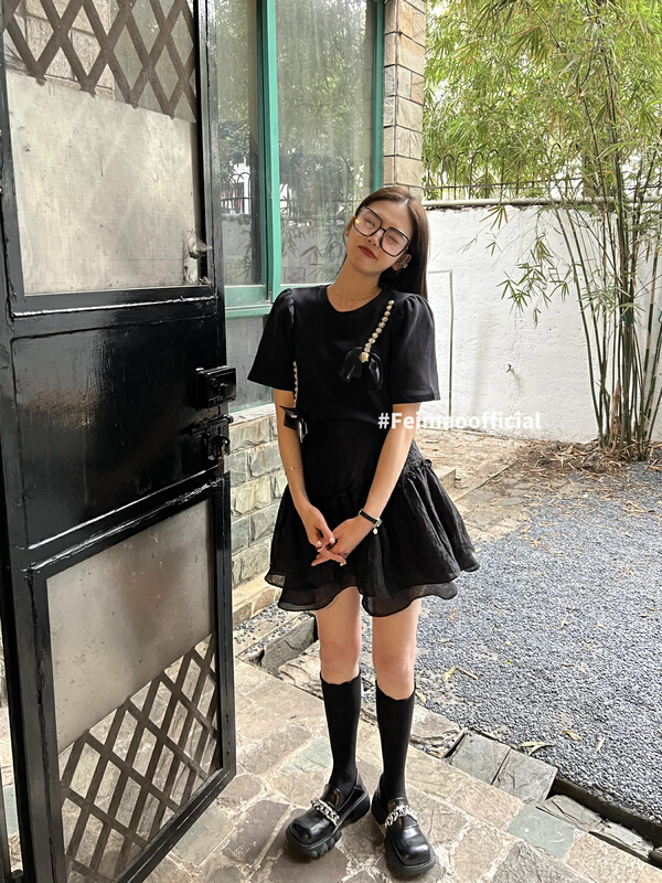 New year in early spring! [Feimao Philippine cat] Korean versatile contrast Casual Short Sleeved T-shirt (only T-shirts) ym-8039# LSL