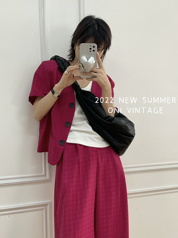[onivinage oni] single breasted jacket + lady skirt suit ow224n5317# zxl