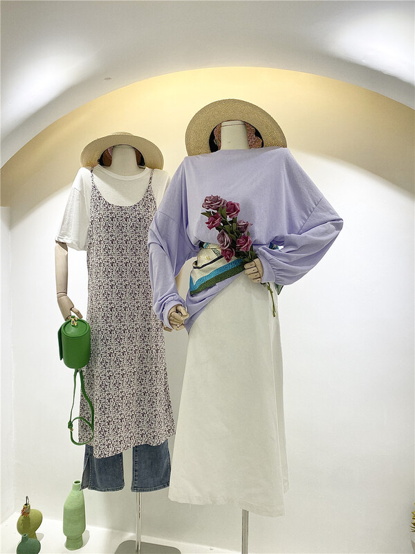 Cxdhh / new in early spring! [sanbara] Korean pure color versatile skirt ys1-xb4-r9108# cqw
