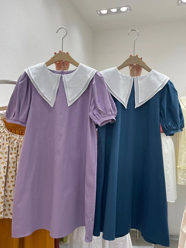 goods in stock! New in early summer! [UMI] Korean style large lapel dress 2049# PCZ