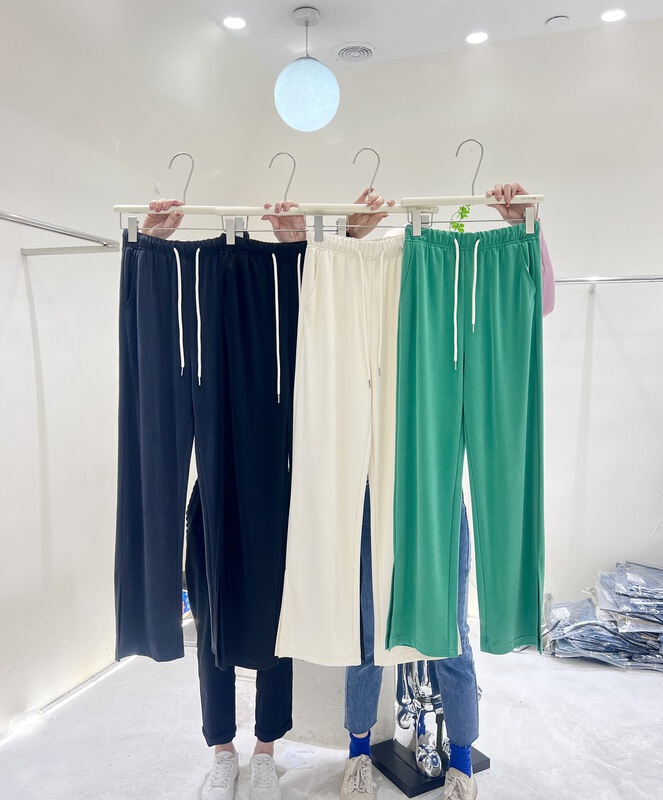 New in early summer! [cuvvi] clean vertical Korean minority casual pants s10555# LSL