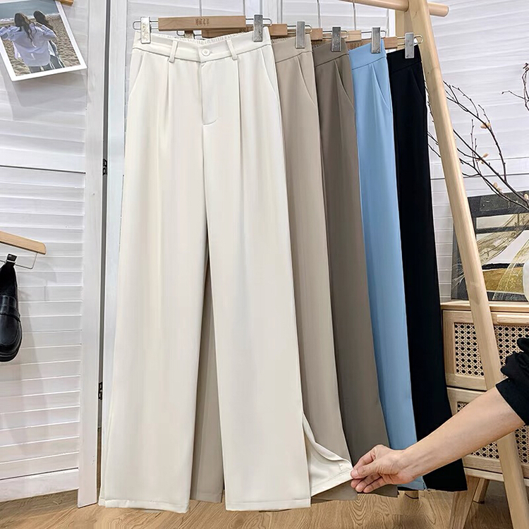 New year in early spring! [Gangan] side slit high waist casual pants 6301# ll