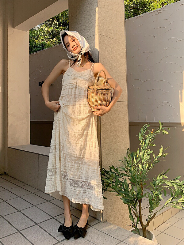 [X.C] sweet lace suspender dress 206# WPL