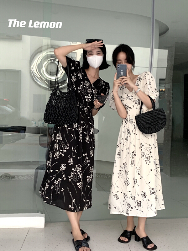 [lemon green tea] Korean slim dress ys1-2203# hjy