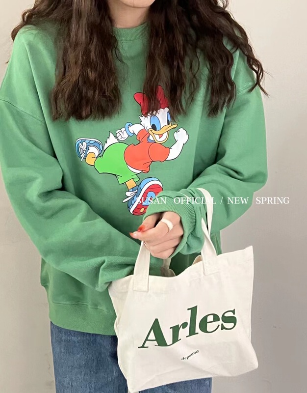 New year in early spring! [Susan] cartoon printed loose retro sweater y530# LSW