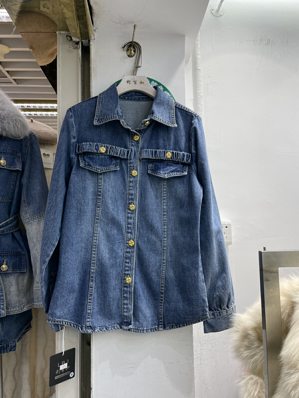 New year in early spring! [Rebecca] exotic and versatile fashion denim coat 2111# QJY