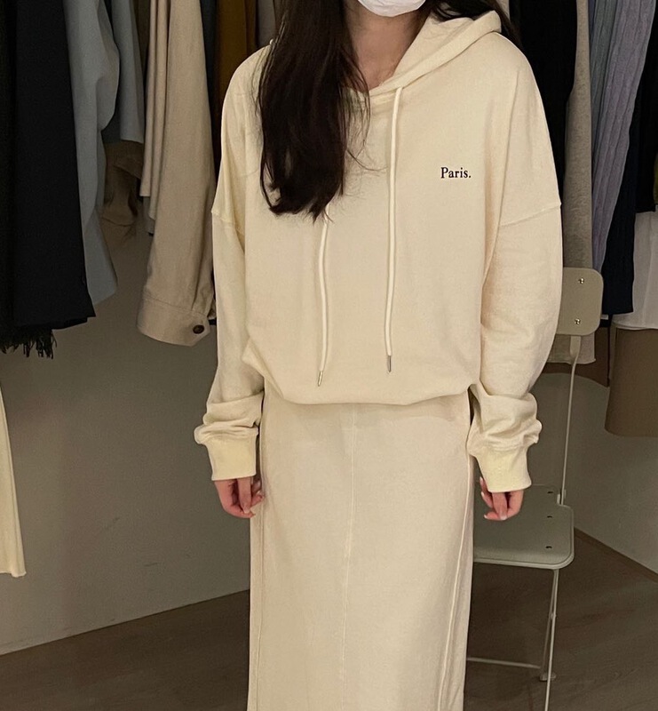 New year in early spring! [bluepops] hooded Pullover letter printed sweater a2052# zxl