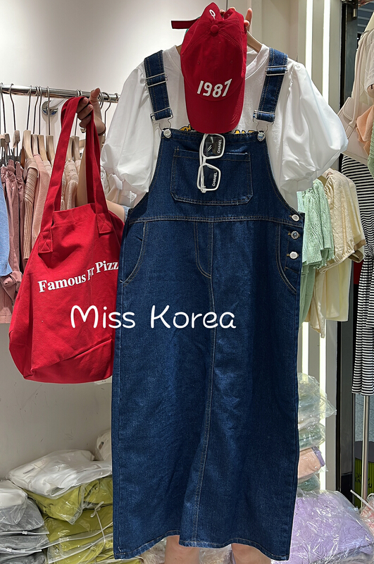 [Miss Korea] versatile slim pocket strap skirt 6626# HBx