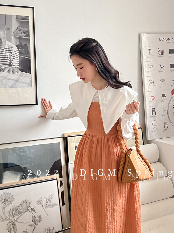Original price 97.00! New year in early spring! [digm] New Korean doll collar shirt 1253# zxx