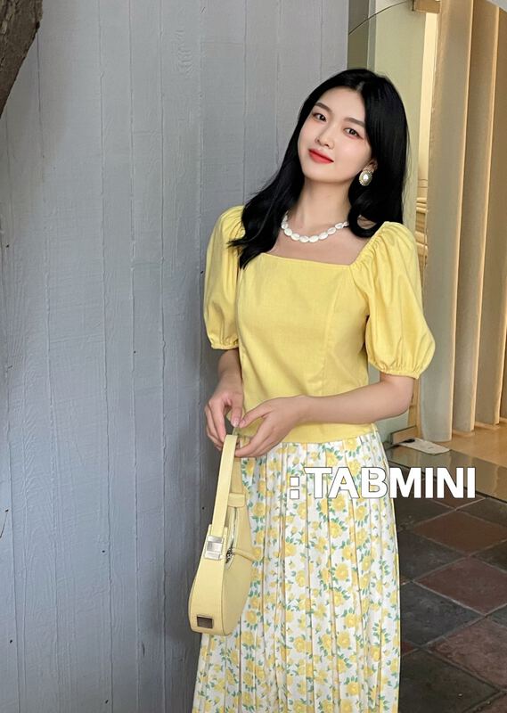 [tabmini] Korean versatile solid color shirt x19369-a# WPL
