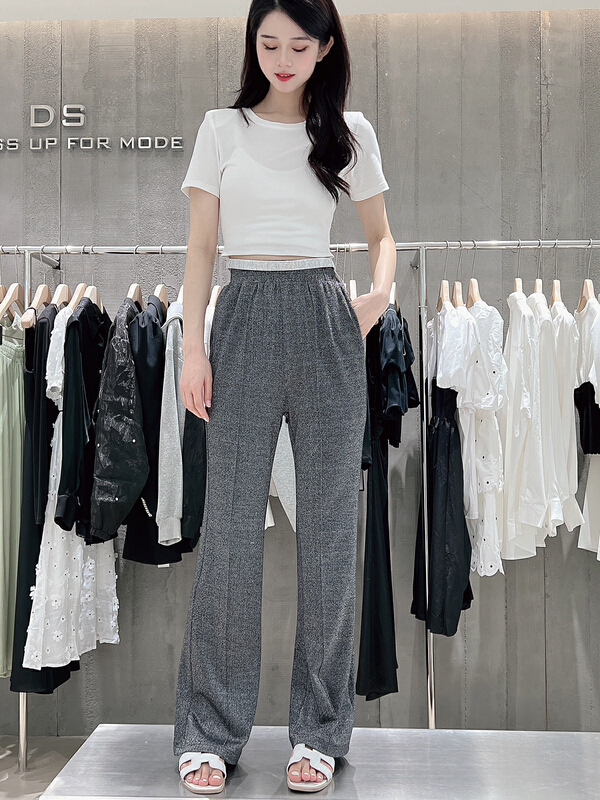 [DS] shimmering foreign style versatile micro La casual pants 64099d# XYJ