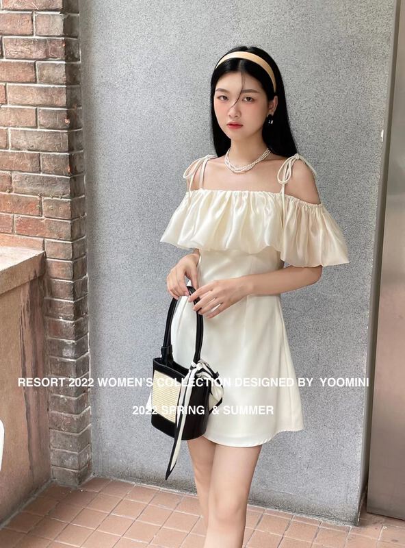 [yoomini] Korean version flounced lace dress x12779# WPL