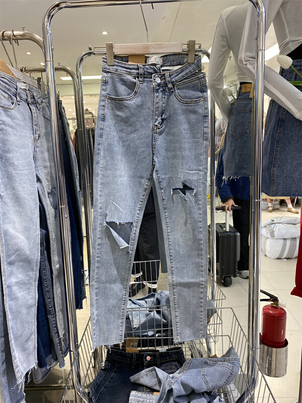 New in early summer! [3 +] Korean fashion jeans 0821# ozq