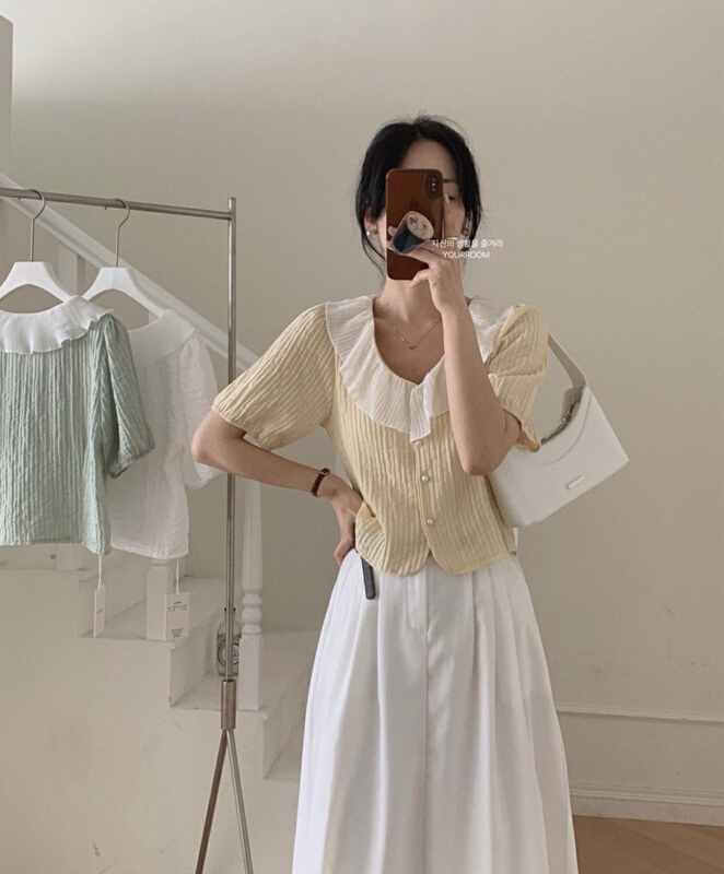 初夏上新!【YOUR ROOM】通勤風百搭舒適小衫  9165#  CQW