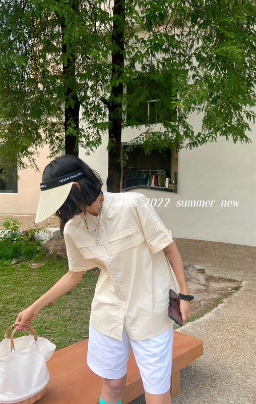 [this] comfortable temperament raglan sleeve versatile shirt ys1-rg171# CSX