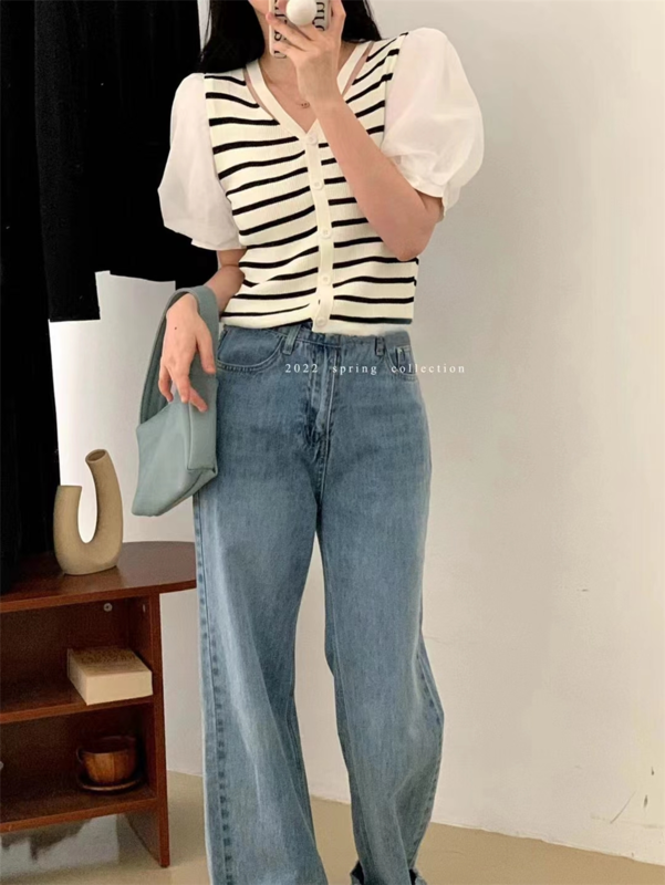 [19. Nineteen] V-neck Versatile Single breasted knit cardigan 526# ll