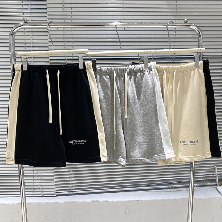 [z.w] reflective lettered printed casual shorts 7093# ZZL