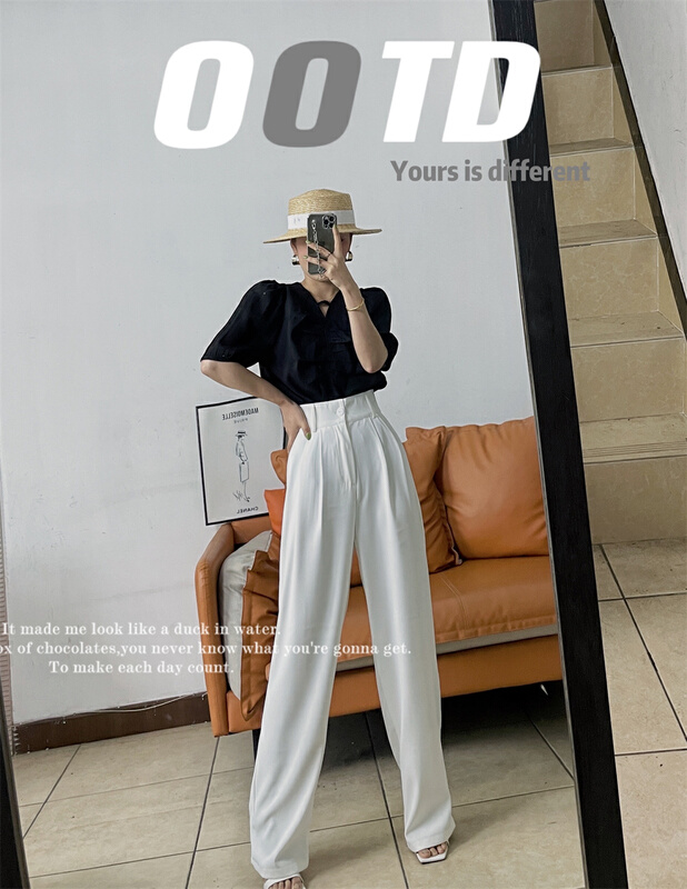 [Sanshun] Korean comfortable and versatile trousers ys1-5502# L