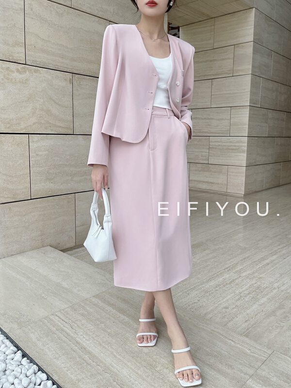 New year in early spring! [EI fi you] Korean minority simple high-end suit 1955# LSL