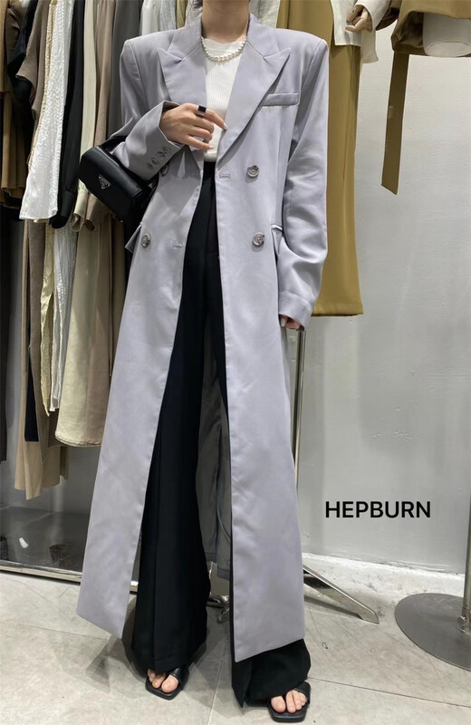 早春上新!【HEPBURN 赫本】通勤風寬鬆復古西裝  C9253#  L