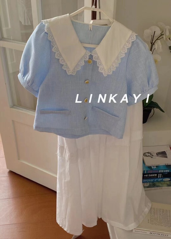 New year in early spring! [linkayi] Korean Ladies' Polo short sleeve shirt 22236# hjy