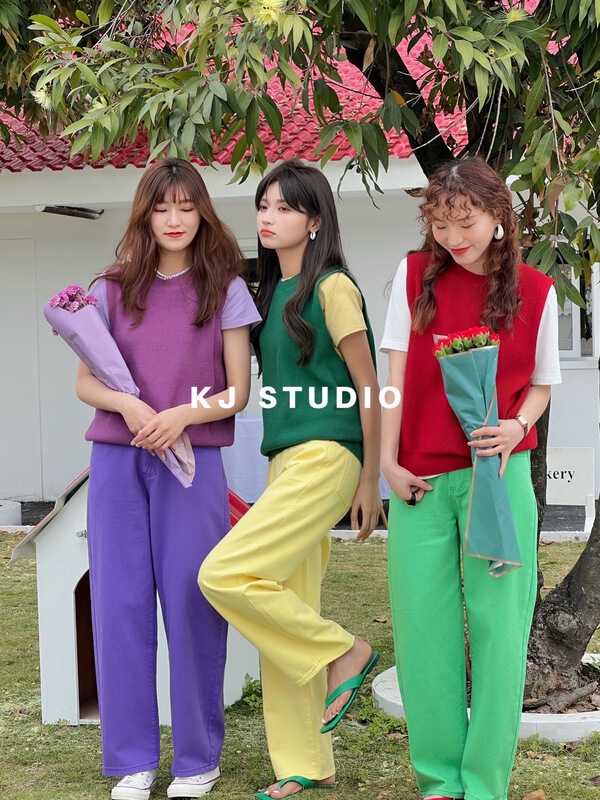 New year in early spring! [kJ] fashion slim wide leg jeans 2833# zxl