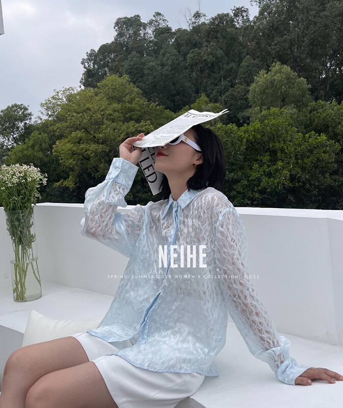 New year in early spring! [neihe] light, thin and slightly transparent design shirt 11330# zxx