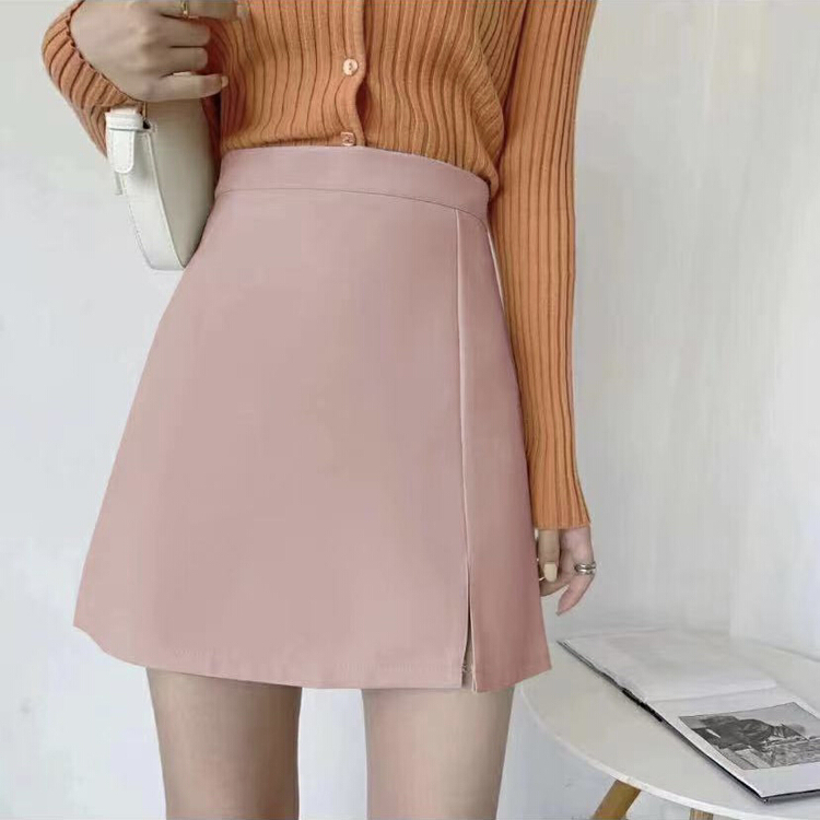 New year in early spring! [Tongtong] fashionable and versatile split skirt 0518# hjy