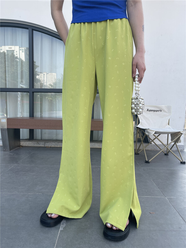 [al] solid color versatile Korean casual pants 9012# lwy