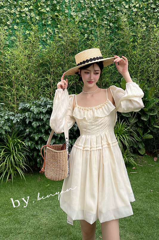 [benyan] fairy style suspender skirt + short blouse set 6125# zxx