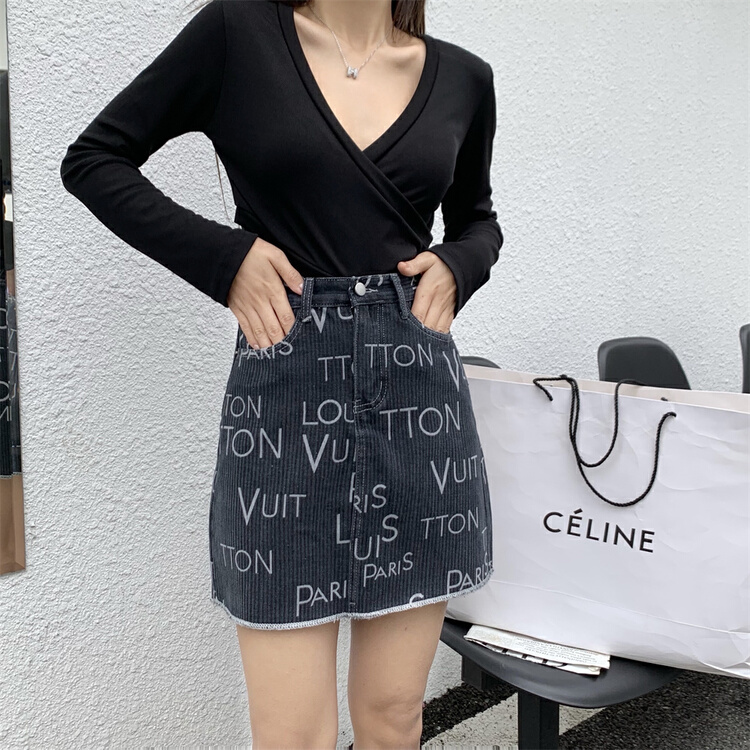 New year in early spring! [a +] Korean letter versatile skirt 6705# ozq