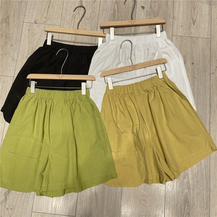 [fabric] high waist comfortable Korean casual shorts 861996# L