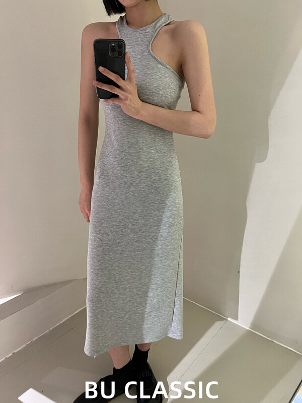New in early summer! [Bu class] temperament slim sleeveless dress s13523# zxl