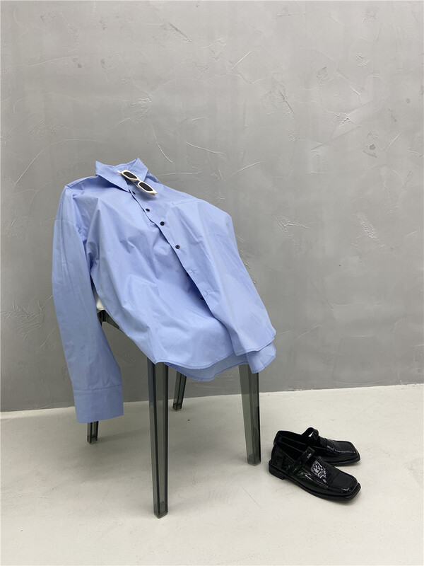 Cxdhh / new in early spring! [rainbow] Korean simple single breasted shirt ys1-xb11-12888# CSX