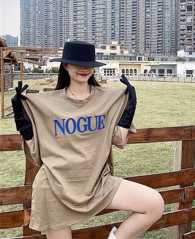 New in early summer! [didi] Korean alphabet printed short sleeve T-shirt 5088# ozq