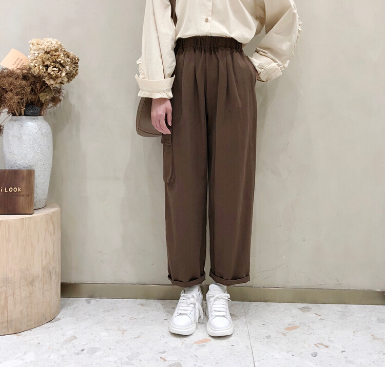 New year in early spring! [I look] three dimensional side pocket overalls casual pants xz72006# ZSY