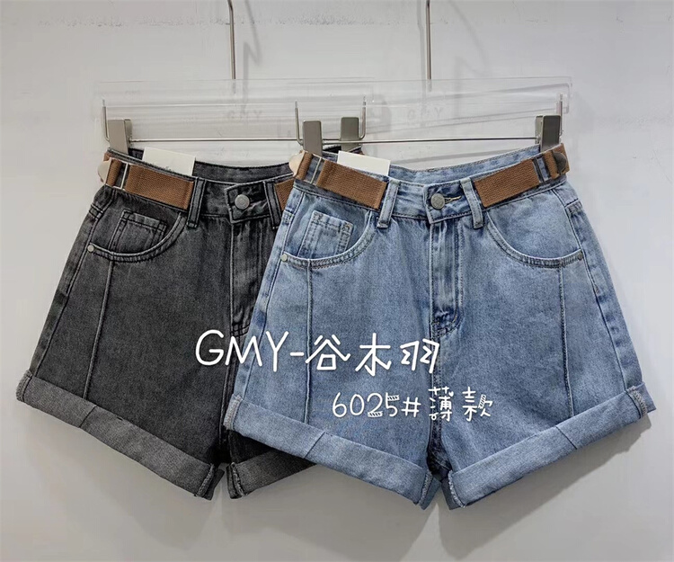 New in early summer! [Gu Muyu] fashion versatile loose denim shorts g6025# ZSY