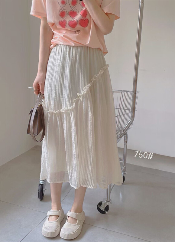 [Shangpin Wanqian] Korean lady elastic waist skirt ys3-750# hjy