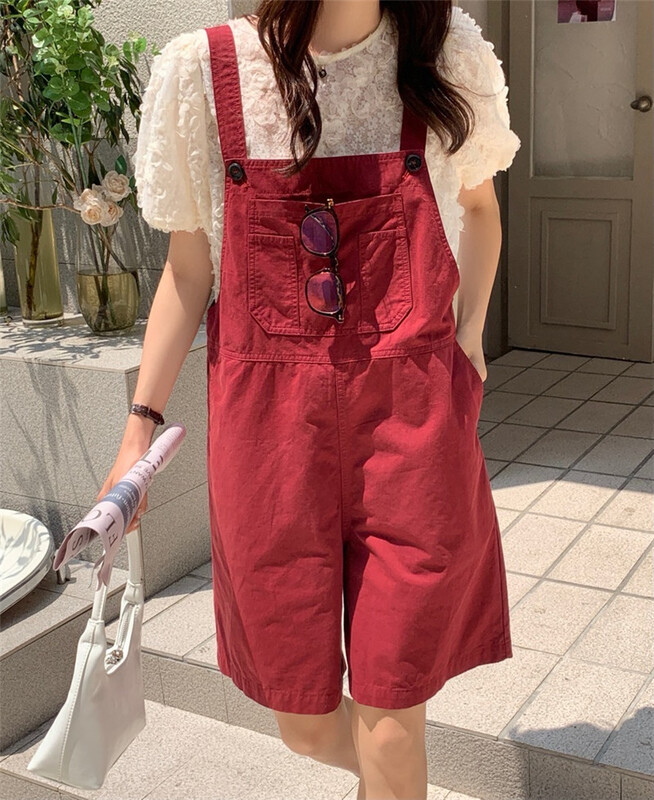 [TP. Master] Korean style large pocket age reducing loose strap pants 66320# zxx