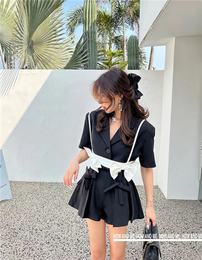 New in early summer! [HW] casual skirt with bow waist