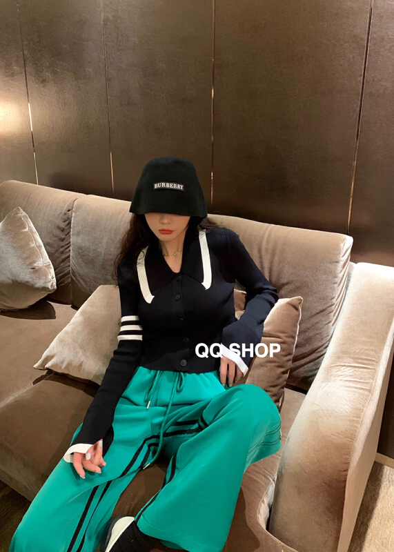 goods in stock! New year in early spring! [QQ shop] Korean fashion slim fitting knitted cardigan qq7817# ozq