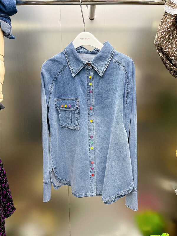 New year in early spring! [dodo] fashion color button up shirt 3728# zyh