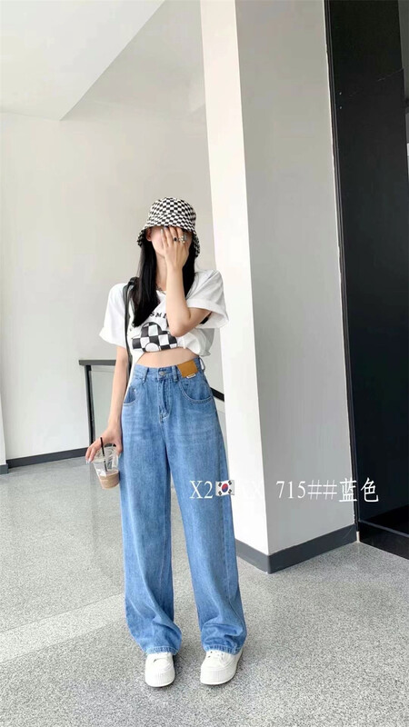 New year in early spring! [x2 square] slim color matching fashion jeans ys2-715# L