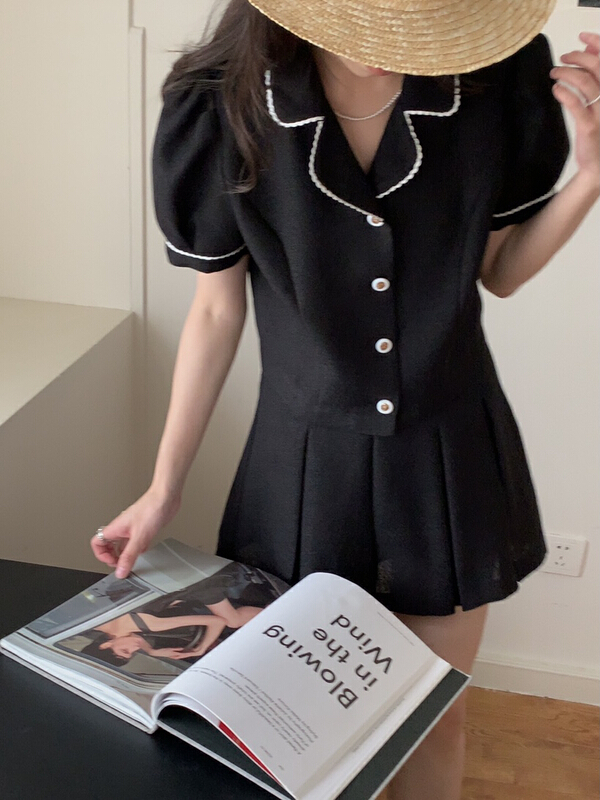 [Gabrielle] simple and versatile shirt b2316# zxl