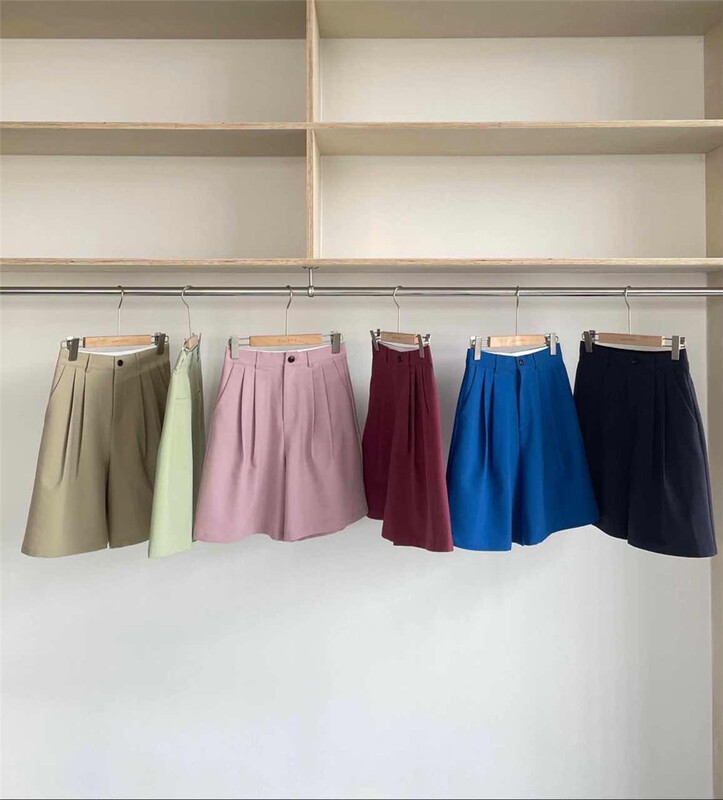 You must take the popular money! [acme group] simple and versatile fashion five point trousers 1072# CLS