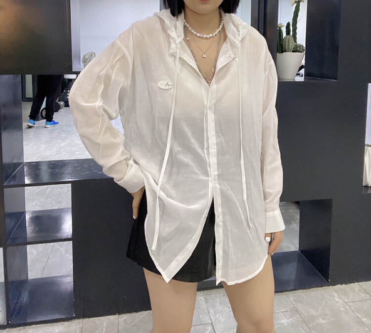 [Qijia +] Korean casual hooded knitted cardigan 7399# zyh