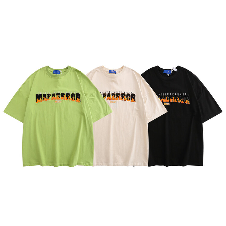 New in early summer! [INS error] letter printed Unisex short sleeve T-shirt t2322# hyy