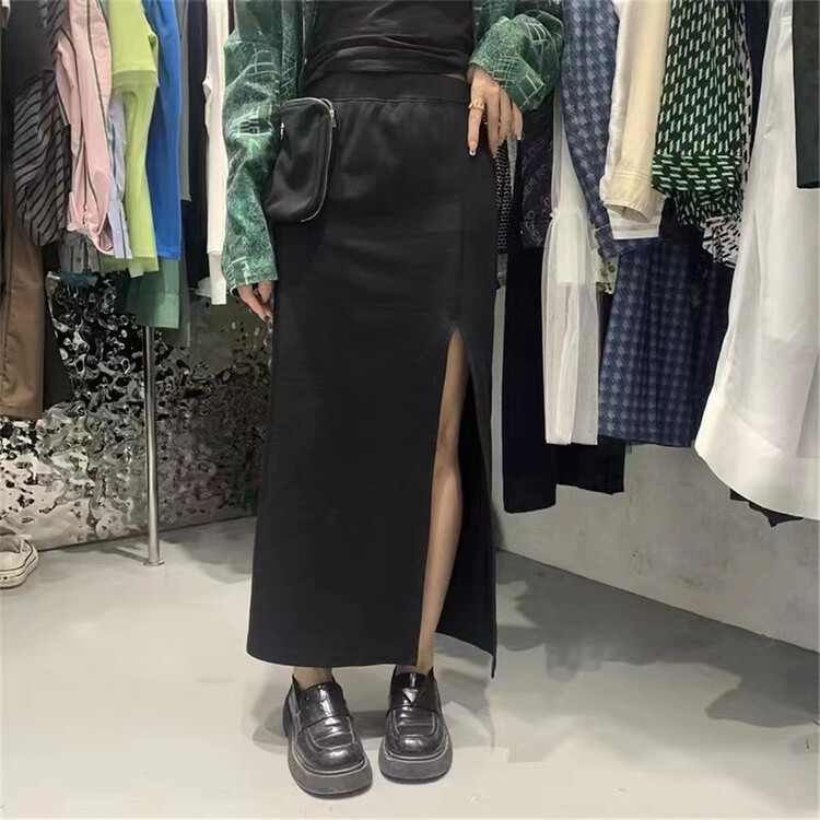 [Yan Zhen] pocket fashion slim skirt 88774# PCZ